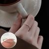 Anillo de Letra Personalizado Estilo Coreano para Mujer, Moderno y Versátil, Anillo Abierto Simple con Forma de Corazón, Anillo para Dedo Índice Estilo Ins