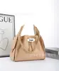 Bolsa Original de Couro Estilo Chanel 25S Saco de Cordão Hobo, Bolsa de Ombro Feminina Acolchoada Wax Caviar, Bolsa Hippie