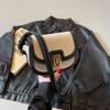 Diseño Nicho Moda Bolso Color Contraste Mujer 2025 Primavera Nuevo Bolso Silla Sentido Hombro Bandolera Vintage Combinable
