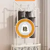 Cabide de Roupas de Chão Cabide de Roupas para Quarto Varanda de Casa Cabide Secador de Roupas Leve de Luxo Quarto de Estudante Cabide Simples de Armazenamento