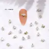 Cyber Celebre Uñas Postizas Garra Taladro Brillante Gotas de Agua Ojo de Caballo Trapezoidal Cuadrado Joyería de Circonita Cristal Transparente Taladro Nuevo Taladro para Punta de Dedo