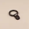 Gancho de Placa de Suporte Traseiro Semi-circular Grande Preto Gancho para Moldura de Quadro Acessórios de Ferragens Pintura Decorativa Níquel Preto Galvanizado Anel Redondo de Furo Único Anel de Suspensão