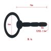 Dilatador uretral de silicona para hombre, juguete sexual gay con forma de ojo de caballo.