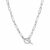 Accesorios de Moda de Alta Gama para Mujer, Colgantes de Acero Inoxidable, Collares Personalizados, Estilo Lujo Ligero, Joyería de Nicho, Disponibles en Stock