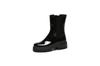 Zapatos de lluvia impermeables y antideslizantes de tubo alto, zapatos de agua para mujer, botas de lluvia para exteriores de color sólido, zapatos de goma resistentes al desgaste por lluvia aumentada