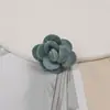 Broche de accesorios para el cabello DIY hechos a mano materiales accesorios de joyería flores hechas a mano flores de vidrio soplado flores de cinta flores de cinta de satén flores artificiales adornos flores