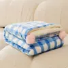 Cobertor para Animais de Estimação Espessado Quente Tapete Xadrez de Flanela para Gatos Cobertor para Cães Pequenos Tapete para Cães Suprimentos para Gatos