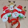 Regalos pequeños de Navidad para niños al por mayor nueva diadema de Papá Noel Día de Año Nuevo premios de jardín de infantes para enviar a los niños regalos