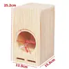 Caja Vacía de Madera Maciza 4 pulgadas 5 pulgadas 6.5 pulgadas 8 pulgadas Caja Vacía para Altavoz Caja de Estantería de Madera de Dos Vías Altavoz de Laberinto de Rango Completo