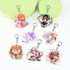 Llavero Acrílico de Animación de Dibujos Animados Personalizado Transparente Bidimensional Lindo Periférico Regalo Conmemorativo Colgante de Llave