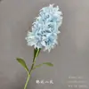 Flores Artificiais Azuis para Casamento Flores Falsas de Teto Decoração de Casamento Parede de Flores Arranjo de Flores de Chão para Casamento Materiais para Arranjo de Flores de Seda