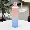 Botella de agua personalizable para fitness al aire libre, 600 ml, acabado mate, con marcas, diseño de taza espacial, adecuada para que los estudiantes la lleven consigo