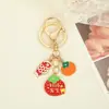 Llave de Metal Frutal Linda de Paz y Alegría Colgante Creativo de Carpa Colgante de Buena Suerte Colgante para Bolso Regalo