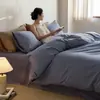 Juego de Cama de Cuatro Piezas de Algodón Puro Cerámico Cepillado Clase A 100 Hilos para Otoño e Invierno, Engrosado para Calidez, Algodón Puro para Dormir Directamente en la Cama
