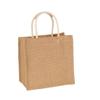 Bolsa deShim bolsa de lona de lino portátil personalizada comercio exterior saco vintage bolsa de regalo impresa con publicidad bolsa de saco