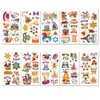 Uu036 Pegatinas de Tatuaje para Purim Fiesta Festiva Decoraciones Desechables Máscara de Carnaval Pegatinas de Tatuaje de Payaso
