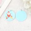 Serie de Navidad acrílica árbol de Navidad Papá Noel pastel DIY Navidad tocado accesorios para el cabello aretes