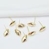 Materiais para Brincos Banhados a Ouro 14K que Preservam a Cor, Pinos de Orelha Banhados a Prata, Acessórios Estilo Barroco, Acessórios para Brincos Artesanais DIY Atacado