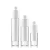Frasco de Camada Dupla para Aspirador de Pontos 30ml Frasco de Essência 15ml Frasco de Pressão Portátil 50ml Frasco Dispensador Rotativo de Loção