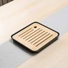 Juego de Té Kung Fu Accesorios Ceremonia del Té Mini Bandeja Almacenamiento de Agua Bambú melamina Mesa de Té Pequeña Simple Portátil Viaje