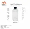 Botella Pet Redonda de Hombro Corta y Gruesa de 500 ml Personalizada con Cabezal de Bomba Dispensador de Gel Antibacterial para Manos con Gran Capacidad y Muy Duradera