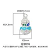 Prata Pura 999 Estilo Chinês Novo Estilo Chinês Esmalte Cabacinha Pingente Feito à Mão DIY Corda Trançada com Contas Acessórios para Colar Pulseira