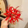 Atmósfera Dulce Estilo Mori Estilo Deseo Puro Flor Lateral Flor Degradado Polvo Pasador de Flor para el Cabello Nuevo para Mujer Accesorios para el Cabello Versátiles