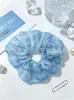 Gomas para el pelo artísticas estilo hada para mujer, de colores caramelo, scrunchies extragrandes, suministros de joyería, al por mayor en stock