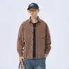 Novedad de Otoño 2026: Chaqueta de Hombre con Cuello Solapa, Estilo High Street Americano, Holgada y Cómoda, Versátil Casual, Marca de Moda de Hong Kong, Corte Relajado