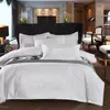 Conjunto de Roupa de Cama para Hotel e Pousada de Quatro Peças, Linho Branco Puro, Roupa de Cama de Hotel, Cobertor Duvet Atacado