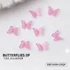 Arte de Uñas Lazo Pequeño 3D Colorido Mini Lámina de Resina Mariposa Pedrería Estilo Mixto Calcomanía para Uñas Decoración Paquete de Materiales con Pedrería
