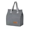Bolsa de almuerzo de tela Oxford, bolsa térmica para lonchera, engrosada y portátil, adecuada para llevar el almuerzo al trabajo, y también para estudiantes