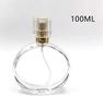 Botella de perfume de vidrio transparente de alto valor 50 ml cosmético aceite esencial spray sub-botella botella de muestra pequeña de perfume vacía