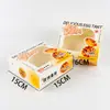 Caixa de Embalagem para Pastel de Nata, Não Requer Dobra, Descartável, Caixa de Papel para 4 Pastéis de Nata Portugueses, Caixa de Papel para Takeaway de Alimentos para Assar