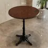 Mesas y sillas de estilo rústico para restaurantes de alta gama, cafeterías y restaurantes de fusión de moda y nicho que sirven cocina occidental, hechas de madera maciza
