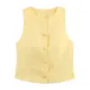 Comércio Exterior Transfronteiriço Roupas Femininas Verão 2025 Moda Europeia e Americana Slim Fit Gola Redonda Regata + Conjunto de Shorts Casuais Atacado