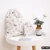 Bolsa de Algodón y Lino con Cordón Bolsa Pequeña de Tela para Estudiantes Bolsa de Almacenamiento Bolsa Organizadora Bolsa de Viaje para Zapatos Artículos Varios Bolsa para Ropa Interior