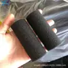 Máquina Pilar de Esponja Semi-Circular Grande Preta Eixo Central Interno Tubo de Algodão Absorvente de Óleo Tubo de Algodão de Poliuretano de Alta Densidade