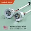 Luminária de teto LED 1w pequeno spot com abertura de 28cm luminária de balcão ultracompacta mini luminária olho de boi luminária de polegar embutida