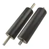 Stock Listo Venta al por Mayor Rodillos Recubiertos de Goma Acero Inoxidable Resistentes al Desgaste Goma Línea de Ensamblaje sin Motor Rodillos de Goma para Banda Transportadora Galvanizada