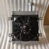 Tractor pequeño de cuatro ruedas vehículo agrícola motor diésel monocilíndrico cuello recto de aluminio engrosado con peso con radiador de motor tanque de agua