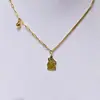 Collar de Conejo de Rebajas Más Vendido para Mujer, Nuevo Modelo 2022, Color Dorado 18K, Zodiaco del Año del Conejo, No se Desvanece, Versátil