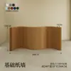 Biombo de papel moderno minimalista para sala de estar, oficina, salón de belleza, pared de fondo plegable móvil para sala de transmisión en vivo