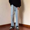 Jeans Transfronterizos Estilo Japonés Modernos Holgados de Pierna Recta Moda Juvenil para Hombre Harajuku Otoño Nuevos Jeans de Pierna Recta para Hombre
