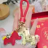Llavero de Oro Puro 999 Año del Caballo 2026 para Riqueza Instantánea, Colgante de Fortuna, Adorno para Cadena de Teléfono, Regalo para Novia