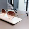 Óculos de Sol Metálicos Estilo Bvl Personalidade Europeia e Americana Gatinho, Moda Transfronteiriça Retrô Strass Tendência Estilo de Rua