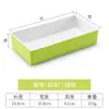 Kaibaiya vajilla de melamina ángulo recto caja cuadrada de plástico plato plato para hot pot comercial plato para barbacoa de autoservicio plato de exhibición