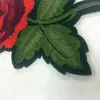 Etiqueta de bordado de computador estilo Xiaoxiangfeng Patch de bordado DIY rosa Patch de rosa adesivo Acessórios de vestuário Patch de tecido para distintivo