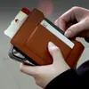 Estilo Coreano Cartera de Pasaporte de Negocios Bolso para Tarjetas Portátil Portatarjetas Doble para Pasaporte Portaboleto de Máquina Bolso para Pasaporte y ID