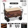 Carro Plegable para Exteriores, Carro de Campamento Extra Grande, Carro para Picnic, Remolque, Carro de Mano para Camping, Carrito Pequeño para Montar Puestos